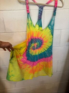 Tie-Dye Romper w/pockets
